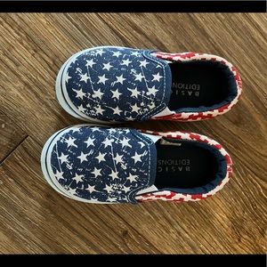 Brand new USA flag canvas shoes